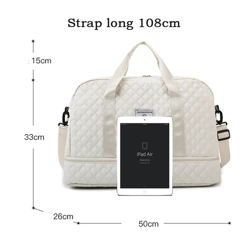 Luxury Bag Handbag Large Capacity Luggage Storage Bag Dry Wet Separation Waterproof Sports Fitness Bag